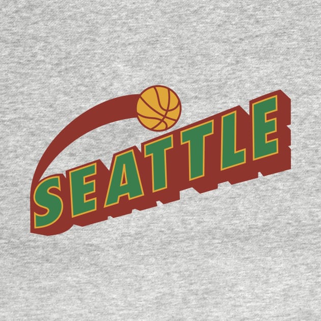 Seattle Basketball by TeedUp